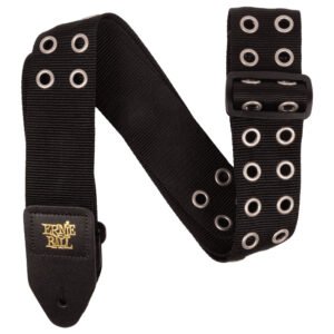 P05397 CORREA GUITARRA PREMIUM HOLE LOTTA METAL SILVER ERNIE BALL