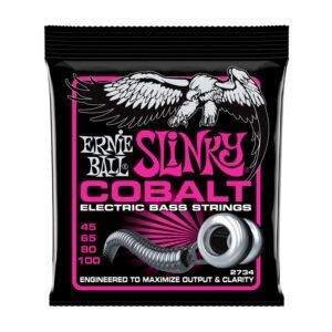 P02734 SUPER SLINKY COBALT CUERDAS BAJO ELECTRICO 45-100 ERNIE BALL