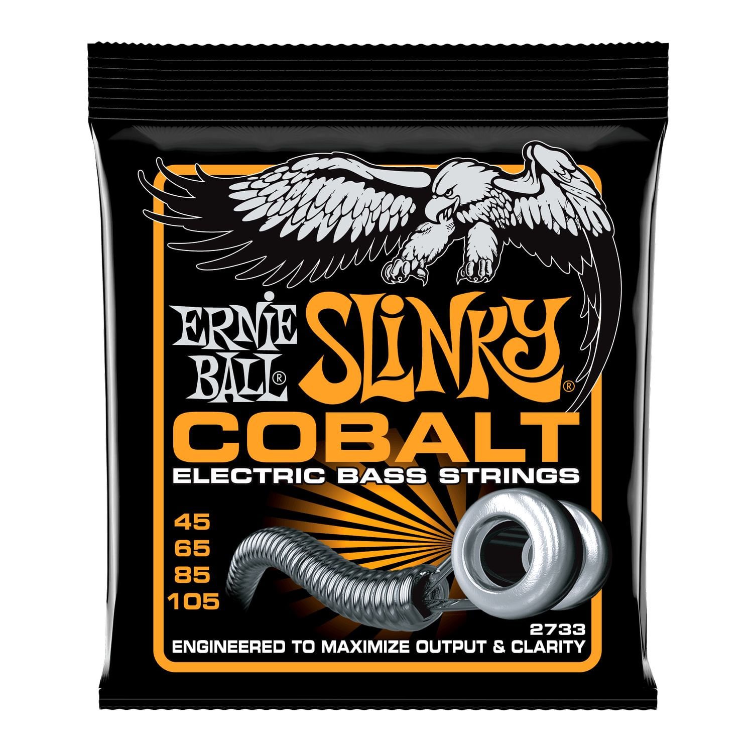 P02733 CUERDAS BAJO ELECTRICO HYBRID SLINKY COBALT 45-105 ERNIE BALL