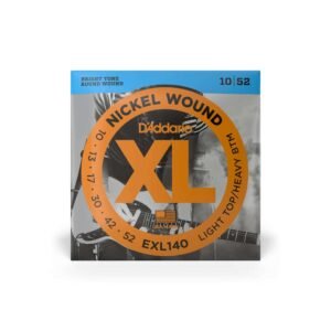 EXL140 CUERDAS GUITARRA ELECTRICA XL LIGHT TOP/HEAVY BOTTOM 10-52 DADDARIO