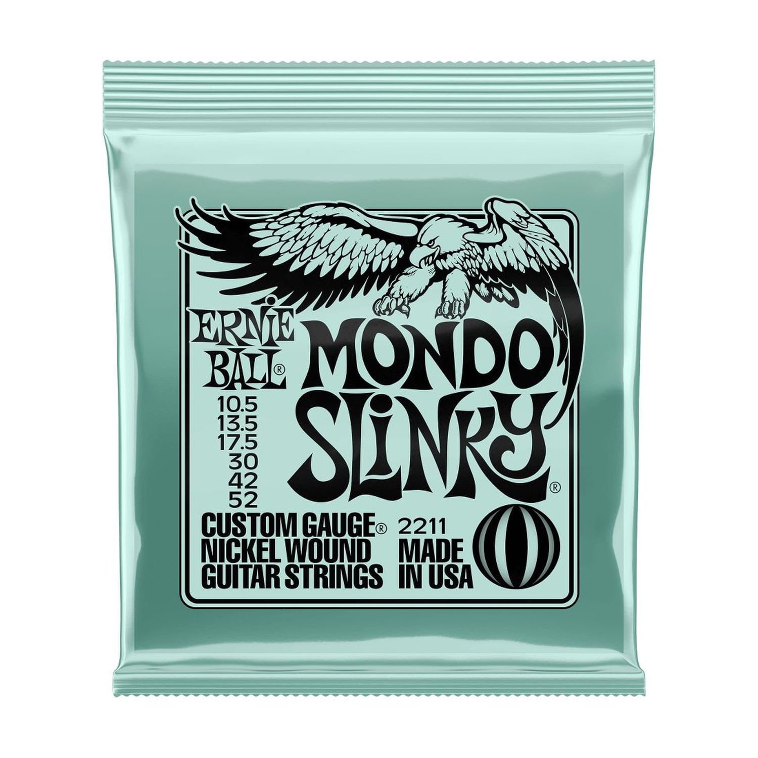 P02211 CUERDAS GUITARRA ELECTRICA MONDO SLINKY 10.5-52 ERNIE BALL