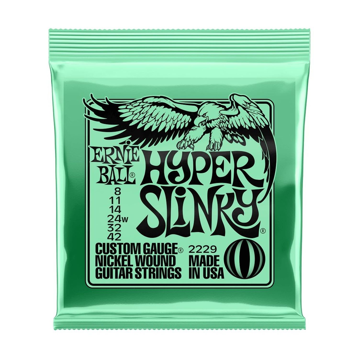 P02229 CUERDAS GUITARRA ELECTRICA HYPER SLINKY 8-42 ERNIE BALL