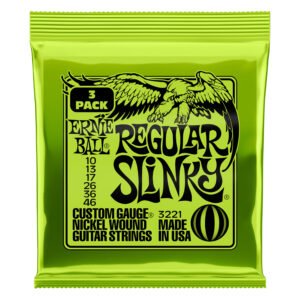 P03221 CUERDAS GUITARRA ELECTRICA 3 PACK 10/46 ERNIE BALL