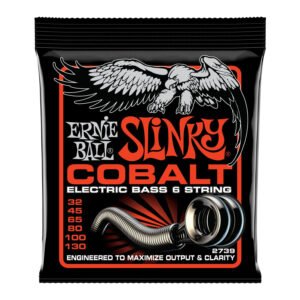 P02739 CUERDAS BAJO ELECTRICO SLINKY COBALT 6-STRING 32-130 ERNIE BALL