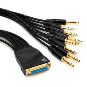 PW-TRSB-01 CABLE DB25 - TRS 0.5M DADDARIO