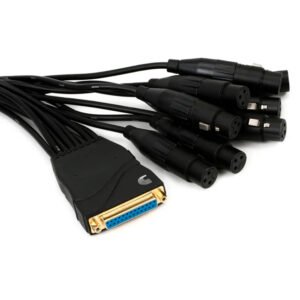 PW-XLRFB-01 CABLE DB25 - XLR HEMBRA 0.5M DADDARIO