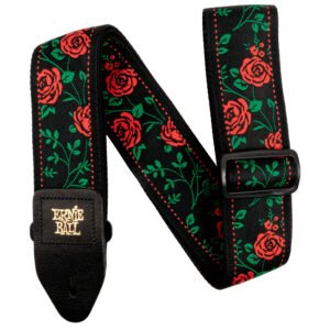 P05318 CORREA GUITARRA SPANISH ROSE JACQUARD ERNIE BALL
