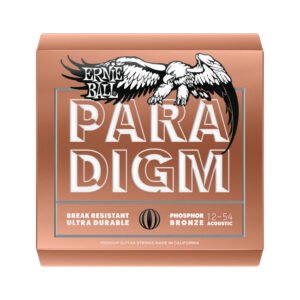 P02076 CUERDAS GUITARRA FOLK PARADIGM MED LIGHT PHOSPHOR 12/54 ERNIE BALL