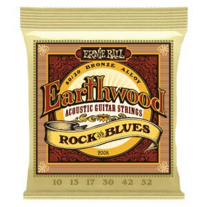 P02008 EARTHWOOD ROCK & BLUES CUERDAS GUITARRA FOLK 80/20 ERNIE BALL