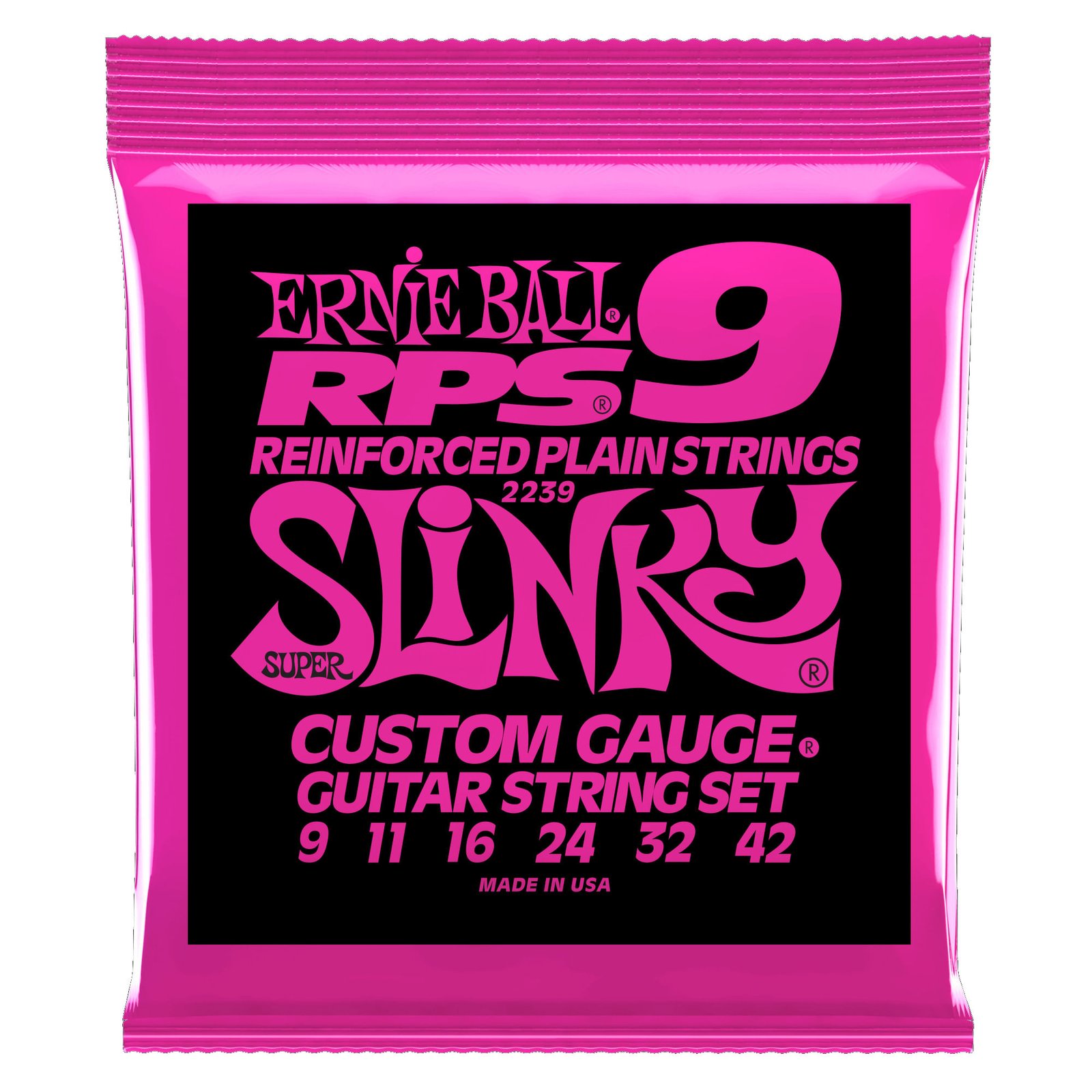 P02239 SUPER SLINKY RPS NICKEL CUERDAS GUITARRA ELECTRICA ERNIE BALL
