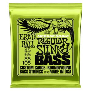 P02856 CUERDAS BAJO ELECTRICO REGULAR SLINKY WOUND MEDIUM SCALE ERNIE BALL